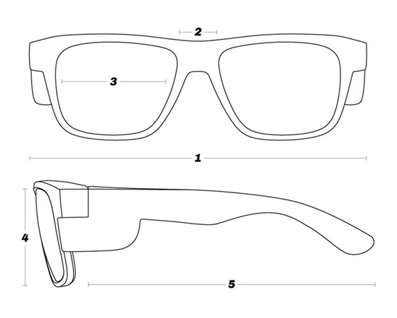 Frame measurement diagram