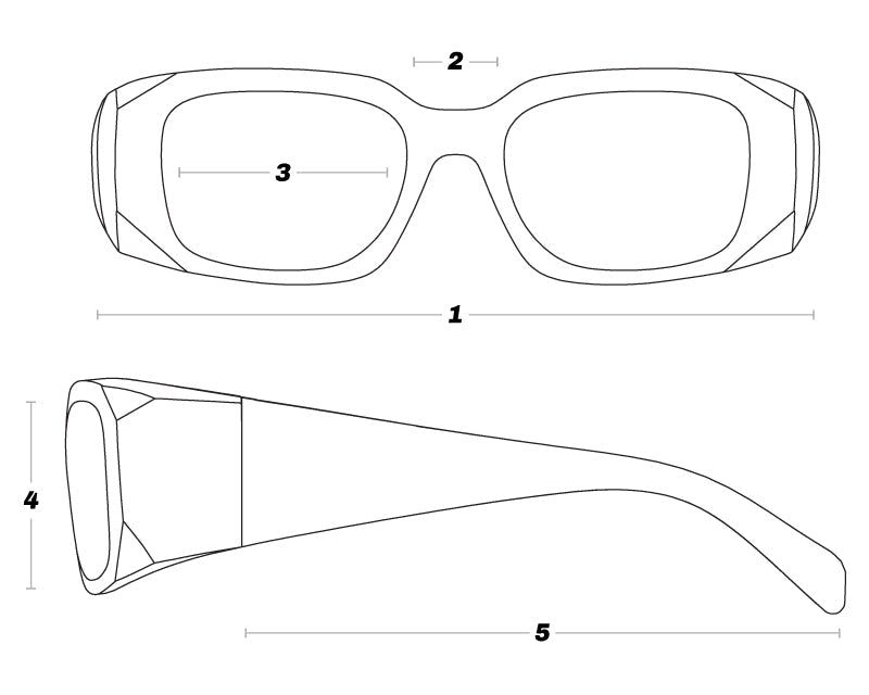 Frame measurement diagram