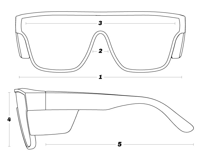Frame measurement diagram