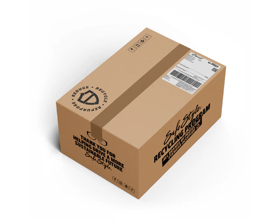 SafeStyle Recycle & Win return label